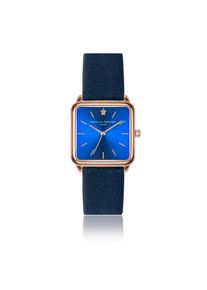 Quarzuhr AMELIA PARKER "AD8-S128R", dunkelblau, Armbanduhren, Damen, Quarzuhr