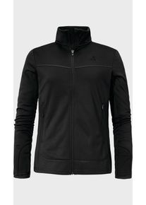 Sch&ouml;ffel Fleecejacke SCH&Ouml;FFEL "Fleece Jk Style Milagle WMS", Damen, Gr. 44, schwarz (9990, schwarz), Oberstoff: 100% Polyester. Futter: 100% Polyester, regular fit, hoch geschlossener Ausschnitt, Jacken Fleecejacke