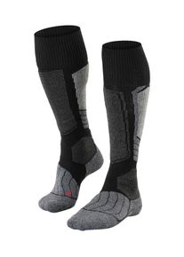 Kniestr&uuml;mpfe Falke "SK1 Comfort", Herren, Gr. 46-48, schwarz (schwarz, mix (3010)), Obermaterial: 44% Polypropylen PP. 24% Polyacryl PAN. 20% Wolle WO. 7% Polyamid PA. 5% Seide silk., Socken Kniestr&uuml;mpfe