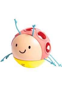 Greifling HAPE "Marienk&auml;fer Marlon", bunt, Greifspielzeug, BabyB:12cm H:15cm L:12cm, Holz, Kunststoff, Silikon, Greifling, B:12cm H:15cm L:12cm