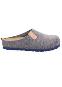 Pantoffel Rohde "Napoli-H", Herren, Gr. 45, grau, Filz, Schuhe Pantoffel, Hausschuh, Homeslipper, Wohlf&uuml;hlschuh mit Label