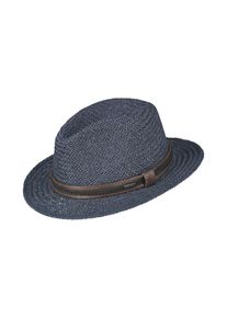Strohhut Lerros "Strohhut geflochten im Panama-Stil", Herren, Gr. Normalgr&ouml;&szlig;en, blau (classic navy), Kunstfaser, H&uuml;te Strohhut