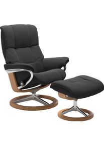 Relaxsessel stressless "Mayfair", grau (charcoal dinamica), B:79cm H:102cm T:44cm, Leder BATICK: BATICK ist ein leicht korrigiertes, durchgef&auml;rbtes und genarbtes M&ouml;belleder, bei dem die meisten Unebenheiten und Spuren in der Regel entfernt wurden.;Leder PALOMA: PALOMA ist ein durchgef&auml;rbtes Semianilin-M&ouml;belleder mit nat&uuml;rlicher Narbung.;ROHLEDER Stoff Q2 FARON: Ein fester zuverl&auml;ssiger Boucl&eacute; mit 