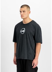 T-Shirt ALPHA INDUSTRIES "US Scorpion Backprint T-Shirt", Herren, Gr. XL, schwarz, Obermaterial: 100% Baumwolle, Shirts T-Shirt