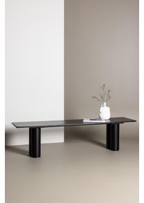 Sitzbank VENTURE HOME "Olivia, Sitzbank 180 &times; 40 &times; 45 cm aus MDF, belastbar bis 200 kg", schwarz, schwarz, B:180cm H:45cm T:40cm, MDF, Sitzb&auml;nke, Sitzbank, Bank, MDF, rechteckig, ger&auml;umig, vielseitig, modern