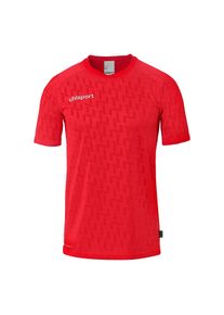Trainingsshirt Uhlsport "Trainings-T-Shirt Division 28", Herren, Gr. M, rot, Obermaterial: 100% Polyester Pol. recyc.., Shirts Trainingsshirt