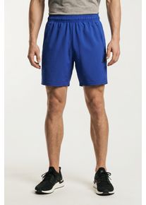 Shorts adidas Performance "TRAIN ESSENTIALS WOVEN TRAINING", Herren, Gr. 3XL, L-Gr, blau (lucid blau, schwarz, innenbeinl&auml;nge ca. 23 cm), Obermaterial: 100% Polyester, clean, Hosen Shorts, Essentials Woven Trainingsshorts