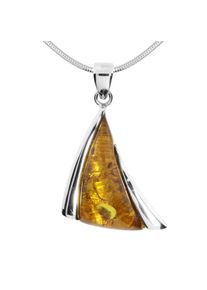Kette mit Anh&auml;nger OSTSEE-SCHMUCK "OSTSEE-SCHMUCK Kette mit Anh&auml;nger Imke 30" Gr. 60, silber (wei&szlig;, neutral), Halsketten, Damen, 60cm, Silber 925 (Sterlingsilber), L: 42, Kette mit Anh&auml;nger