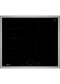 Neff Flex-Induktions-Kochfeld "T66SHE4L0", grau (silberfarben), B:58,3cm H:5,5cm T:51,3cm, Kochfelder, Intuitive Twist Touch-Steuerung & clevere, flexible Flexzonen, Flex-Induktions-Kochfeld