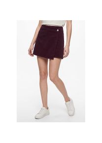 Only, Damen, Cordrock &raquo;ONLZEVA HW CORD WRAP SKORT CC PNT&laquo; Baumwollmischung, Cord mit Stretch, Fig, S (36), Minirock von Only