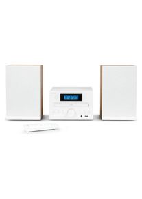 Thomson Micro Sound System Bt Radio Fm (Bluetooth, CD Player), Stereoanlage, Weiss