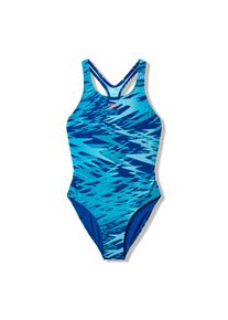 Badeanzug Speedo, M&auml;dchen, Gr. 12 (146/152), N-Gr, blau (nvy, blu), Obermaterial: 100% Polyester, Badeanz&uuml;ge Badeanzug