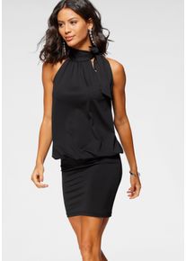 Abendkleid Laura Scott "aus weicher Stretchqualit&auml;t", Damen, Gr. 34, N-Gr, schwarz, Jersey, Obermaterial: 95% Polyester, 5% Elasthan, unifarben, sehr figurbetont kniefrei, Neckholder, Kleider Abendkleid, kniefreie L&auml;nge, raffiniertes Design, Cocktailkleid, Topseller
