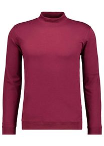 Langarmshirt Ragman, Herren, Gr. S, rot (portwein, 696), Jersey, Baumwolle, regular fit, ohne Ausschnitt, Shirts Langarmshirt