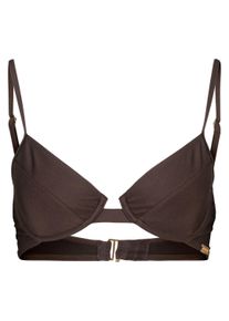 alife and kickin B&uuml;gel-Bikini-Top ALIFE & KICKIN, Damen, Gr. M, Einheitsgr&ouml;&szlig;e, braun, 80% Polyamid, 20% Elasthan, Bikini-Oberteile B&uuml;gel-Bikini-Top