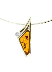Halsreif OSTSEE-SCHMUCK "OSTSEE-SCHMUCK Halsreif mit Anh&auml;nger Gleiter-Agneta" Gr. 50, gold (wei&szlig;, neutral), Halsketten, Damen, 50cm, Silber 925 (Sterlingsilber), L: 42, Halsreif