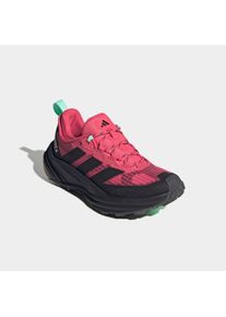 Wanderschuh adidas terrex "FREEHIKER 3 LOW GORE-TEX", Damen, Gr. 42, pure turbo, core schwarz, pulse mint, Synthetik, Textil, Schuhe Wanderschuh, wasserdicht dank Gore-Tex Membrane