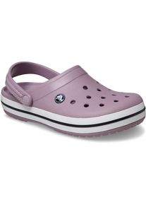 Clog Crocs "Crocband Clog", Damen, Gr. 39, dusty lila, Croslite&trade;, kontrastfarbene Details, Schuhe Clog, Sommerschuh, Schlappen, Hausschuh mit zweifarbiger Laufsohle