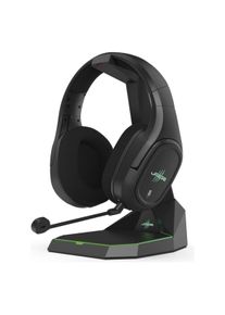 uRage Wireless-Gaming-Headset "SoundZ 920" + Station, Schwarz (Docking, Kabelgebunden, Kabellos), Gaming Headset, Schwarz