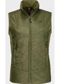 Sch&ouml;ffel Funktionsweste SCH&Ouml;FFEL "Hybrid Vt Style Cascata WMS", Damen, Gr. 46, 6875, gr&uuml;n, Oberstoff: 100% Nylon. Oberstoff Seitenteile: 100% Polyester. Futter: 100% Polyester. Wattierung: 100% Polyester, ohne Ausschnitt, Westen Funktionsweste