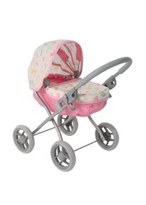 Bayer Chic 2000 Puppenwagen CHIC2000 "Lilli", rosa (schmetterling rosa), Puppenwagen, KinderB:35cm H:60cm T:35cm, Puppenwagen, zusammenklappbar, B:35cm H:60cm T:35cm