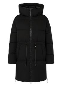 JOOP! Steppmantel JOOP "Chris", Damen, Gr. XL, schwarz, Web, Obermaterial: 100% Polyester, unifarben, regular fit ca. Mitte Oberschenkel, Rundhals, eingesetzt gerader Abschluss, M&auml;ntel Steppmantel, Regular fit mit Kapuze