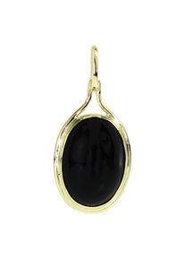 Kettenanh&auml;nger OSTSEE-SCHMUCK "OSTSEE-SCHMUCK Anh&auml;nger Marga Anh&auml;nger Marga", gelb (wei&szlig;, neutral), Schmuckanh&auml;nger, Damen, 25 x 12mm, Gelbgold 333, 1,7 g, Kettenanh&auml;nger