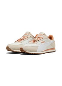 Sneaker Puma "ST MILER ROSE", Damen, Gr. 42, beige (warm wei&szlig;, Puma wei&szlig;, gum), Leder, mehrfarbig, Schuhe Sneaker, f&uuml;r sportlichen Look, mit Gummilaufsohle, mit D&auml;mpfung