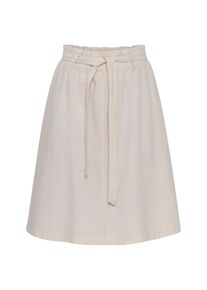 Jeansrock oxmo "Jeansrock OXLerke", Damen, Gr. 40, beige (oatmeal), Obermaterial: 100% Baumwolle CO., R&ouml;cke Jeansrock