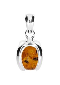 Kettenanh&auml;nger OSTSEE-SCHMUCK "OSTSEE-SCHMUCK Anh&auml;nger Ute 10 mm Anh&auml;nger Ute 10 mm", wei&szlig; (wei&szlig;, neutral), Schmuckanh&auml;nger, Damen, 21 x 12mm, Silber 925 (Sterlingsilber), 3,2 g, Kettenanh&auml;nger