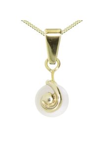 Kette mit Anh&auml;nger OSTSEE-SCHMUCK "OSTSEE-SCHMUCK Kette mit Anh&auml;nger Itte Kette mit Anh&auml;nger Itte" Gr. 45, gold (wei&szlig;, neutral), Halsketten, Damen, 45cm, Gelbgold 333, L: 42, Kette mit Anh&auml;nger
