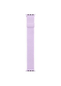 IDeal of Sweden Textil-Armband 38/40/41/42mm, S-M Lavender Milk (Geflochtenes Textil), Uhrenarmband, Violett, Rosa