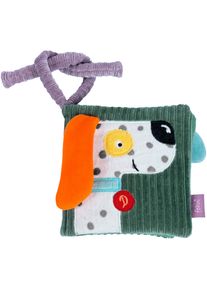 babyFEHN Greifspielzeug FEHN "Stoffbuch Hund Dotty", bunt, Greifspielzeug, BabyB:10,7cm H:3,4cm L:10,7cm, Baumwolle, Nicki, Pl&uuml;sch, Greifspielzeug, Enth&auml;lt Bio-Baumwolle, B:10,7cm H:3,4cm L:10,7cm
