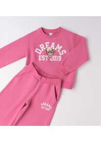 Sportanzug IDO "BABY GIRL TWO PIECES SET", M&auml;dchen, Gr. 9M, pink, 95% Baumwolle, 5% Elasthan, Sportanz&uuml;ge Sportanzug