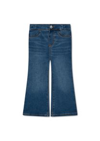 Schlupfjeans LEVI'S KIDS "LVG PULL ON FLARE", M&auml;dchen, Gr. 6M68, N-Gr, blau (double talk), Denim/Jeans, Obermaterial: 68% Baumwolle, 30% Polyester, 2% Elasthan, lang, Jeans Schlupfjeans, mit ausgestelltem Bein/ Flared, Stretch - for Girls