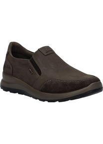 Slipper Josef Seibel "Marley 52", Herren, Gr. 42, braun (dunkelbraun), Leder, Schuhe Slipper, Slip On-Sneaker, Schlupfschuh mit TEX-Ausstattung, G-Weite