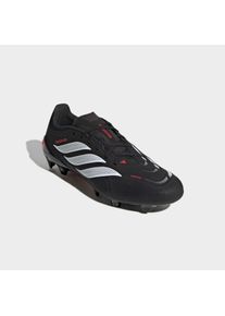 Fu&szlig;ballschuh adidas Performance "PREDATOR LEAGUE, FESTE B&Ouml;DEN", Gr. 42, schwarz-wei&szlig; (core schwarz, ftwr wei&szlig;, lucid rot), Synthetik, Textil, Schuhe Fu&szlig;ballschuh, Au&szlig;ensohle f&uuml;r Rasen und feste B&ouml;den