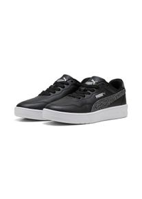 Sneaker Puma "COURT LALLY FELINE", Damen, Gr. 42,5, schwarz (Puma schwarz, slate sky, Puma silber), Synthetik, unifarben, Schuhe Sneaker