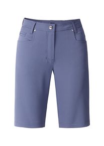Bermudas DEPROC Active "KENORA URBAN Short & kurze Hose", Damen, Gr. 40 (M), Normalgr&ouml;&szlig;en, graublau, Web, 97% Polyester. 3% Elasthan, ca. Mitte Oberschenkel, Hosen Bermudas, In melierter Optik