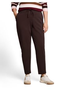 Jerseyhose Tom Tailor PLUS, Damen, Gr. 48, N-Gr, java schwarz braun, Web, Obermaterial: 60% Viskose, 34% Polyamid, 6% Elasthan. Futter: 100% Polyester, normal kn&ouml;chellang, Hosen Jerseyhose, mit Stretch, auch in gro&szlig;en Gr&ouml;&szlig;en