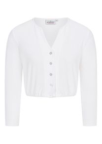 N&uuml;bler Dirndlbluse N&Uuml;BLER "Dirndlbluse Lorena", Damen, Gr. 42, wei&szlig;, Obermaterial: 100% Polyester PES., Blusen Dirndlbluse