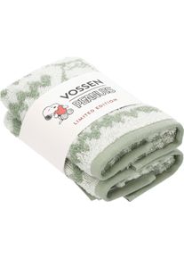 Gaestehandtuecher Vossen "CHARLIE BROWN", eucalyptus, B:30cm L:50cm, Jacquard, Baumwolle, Handt&uuml;cher, Gaestehandtuecher, trendiger Jacquard im Zick-Zack Design