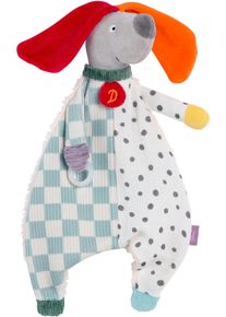 babyFEHN Kuscheltuch FEHN "Schmusetuch Hund Dotty", Baby, bunt, Nicki, Pl&uuml;sch, Softvelour, Schnuffelt&uuml;cher Kuscheltuch, Enth&auml;lt Bio-Baumwolle