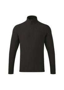 Premier Recyclight Quarter Zip Fleece voor volwassenen (Zwart)