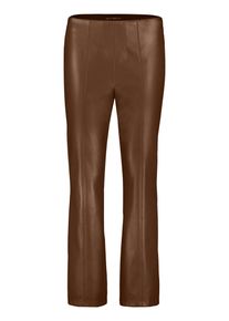 Lederhose Betty Barclay "Kunstleder-Leggings Slim Fit", Damen, Gr. 46, EURO, braun (schwarz coffee), Obermaterial: 50% Polyurethan PU. 50% Polyester PES., Hosen Lederhose