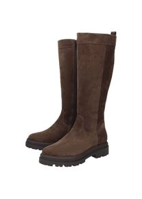Stiefel Sioux "Kuimba-703", Damen, Gr. 37 (UK 4), braun (dunkelbraun), Obermaterial: 100% Kalbsveloursleder CAVL. 100% Gummi rubber., Schuhe Stiefel