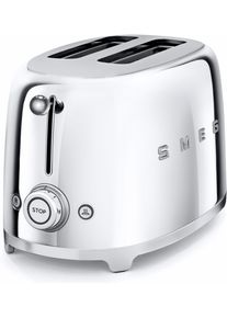 Smeg Toaster "TSF01SSEU", silber (silberfarben), B:32,5cm H:19,8cm T:19,5cm, Toaster, Toaster