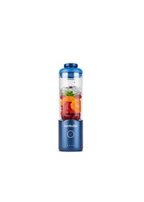 NUTRIBULLET Smoothie-Maker "Flex NBP013BL - zerkleinert Eis & gefrorene Fr&uuml;chte, Blau", blau, B:8,2cm H:39cm T:8,2cm, Zerkleinerer, 590ml, BPA-frei mit Trinkdeckel, USB-C & Trageschlaufe, 15+ Mixzyklen, Smoothie-Maker