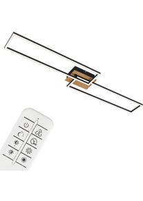 Briloner Leuchten LED Deckenleuchte "3145014 FRAME", schwarz, Leuchten, Deckenlampe, 110x24,8x8,5cm, Schwarz, 40W, Wohnzimmer, Schlafzimmer, LED Deckenleuchte