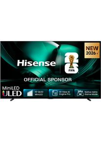 HISENSE Mini-LED-Fernseher "100U7DS PRO", Energieeffizienz: D, schwarz (schwarz, dunkelgrau), 100 &Prime;, Fernseher, Mini-LED-Fernseher